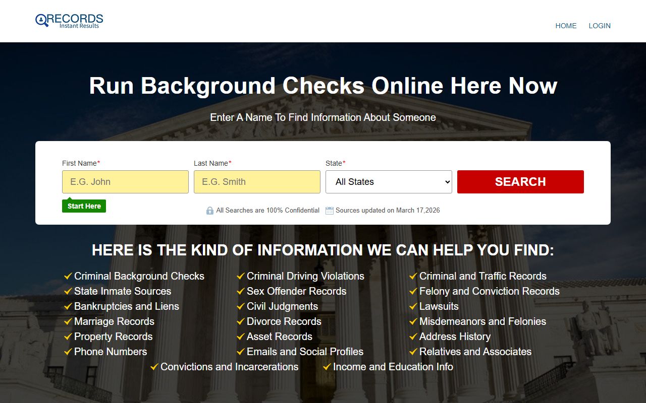 Richmond County Criminal Court on Staten Island for background check records